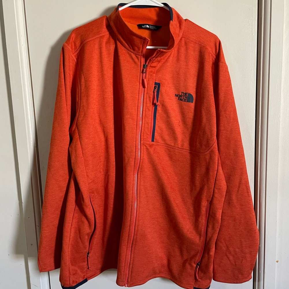 Orange North Face Jacket